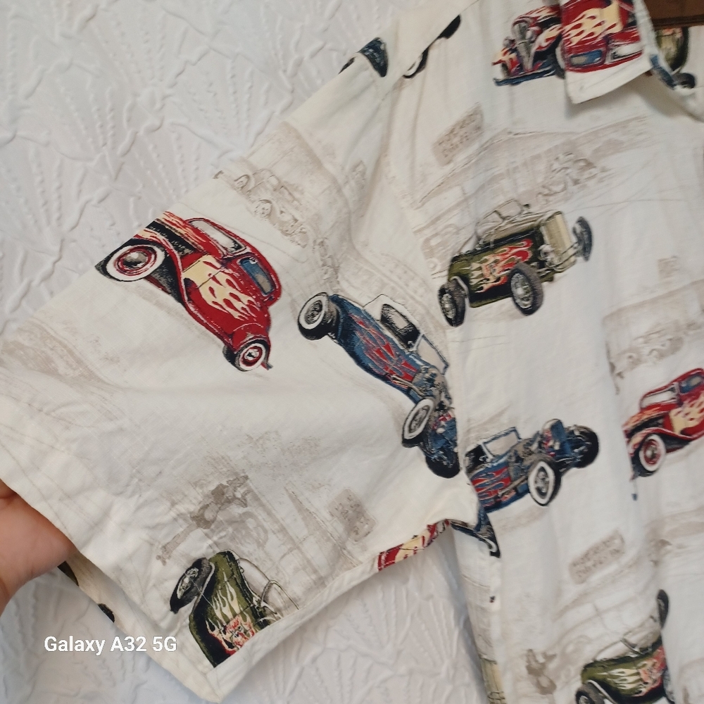 Clearwater Outfitters Size XXL Men's Classic Car Print Shirt - Picture 6 of 16